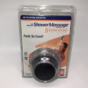 The Original Water Pik Shower Massage Showerhead 5 Settings Teledyne 1994